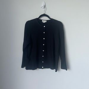 Worthington black cardigan